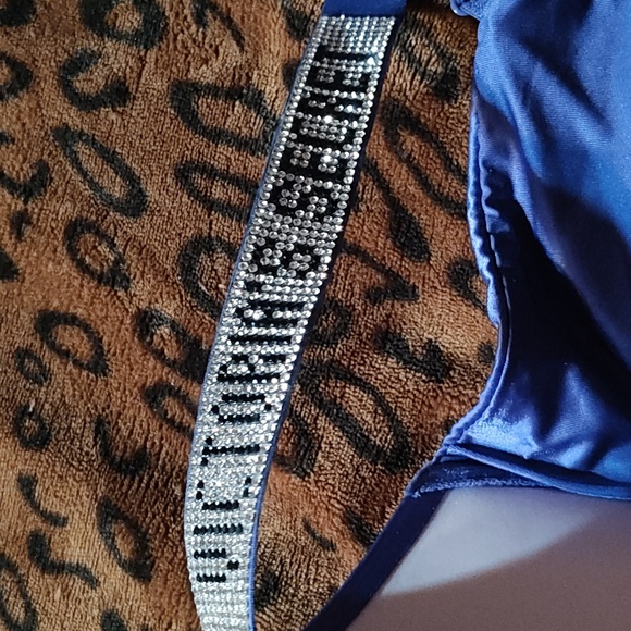 Victoria's Secret purple bling straps 36B push up bra. - Picture 2 of 4